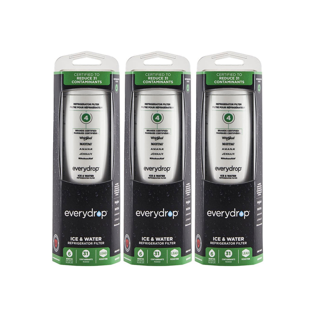 3-Pack Everydrop Water Filter 4 – EDR4RXD1 UKF8001 Refrigerator Water Filter Replacement Fridge Filter