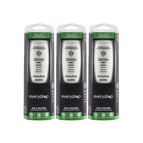 3-Pack Everydrop Water Filter 4 – EDR4RXD1 UKF8001 Refrigerator Water Filter Replacement Fridge Filter