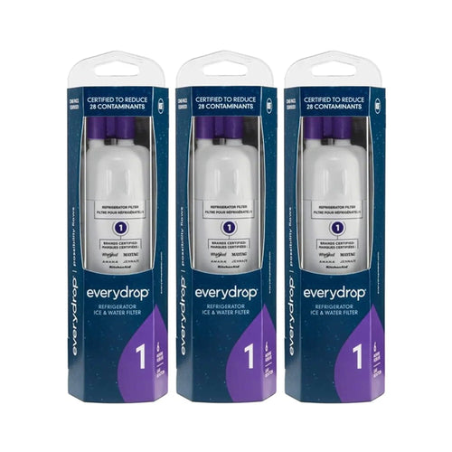 3-Pack Everydrop Water Filter 1 – EDR1RXD1 W10295370A Refrigerator Water Filter Replacement Fridge Filter